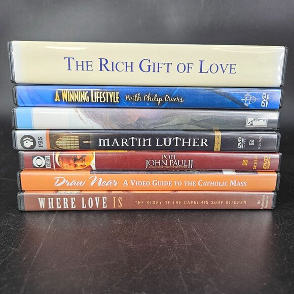 Religious Christian Family Stories DVD Movies Show Jesus God Lot 7 Planning Mass - Picture 2 of 9